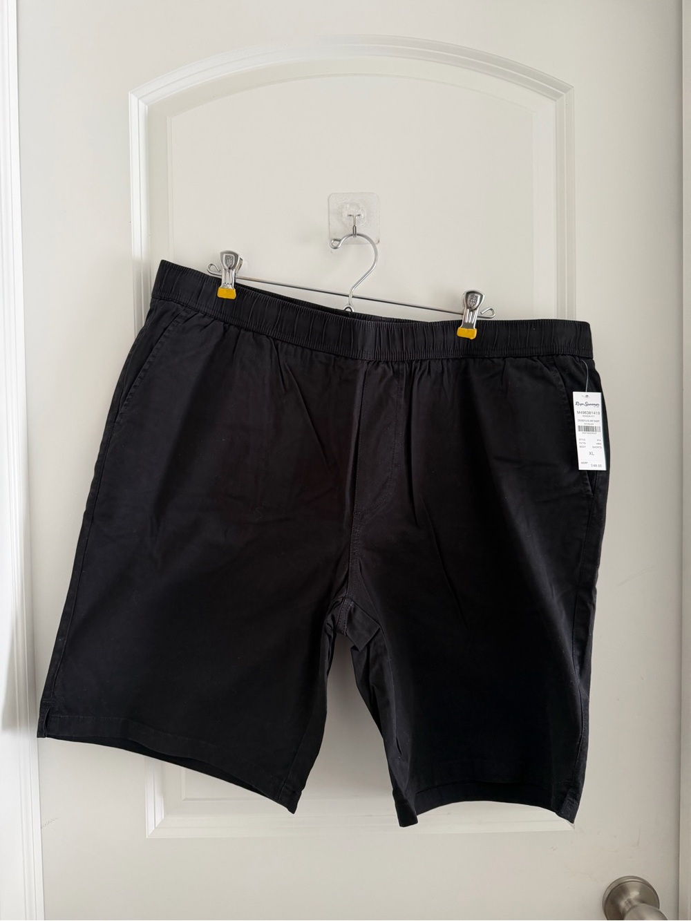 Reyn Spooner Cruiser 3.0 Men’s Black Elastic Waist Shorts XL NWT